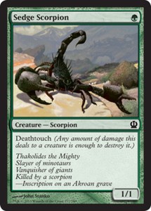 Sedge Scorpion x4 - Theros - NM-Mint, English - Theros