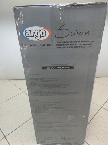 Condizionatore Portatile 8000 Btu Argo Climatizzatore Deumidificatore Swan Evo - Foto 2 di 10