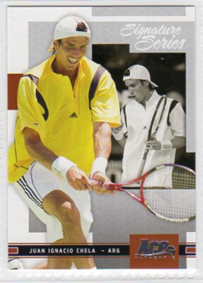 2005 Ace Signature Series - Juan Ignacio Chela Single Tennis Card #63