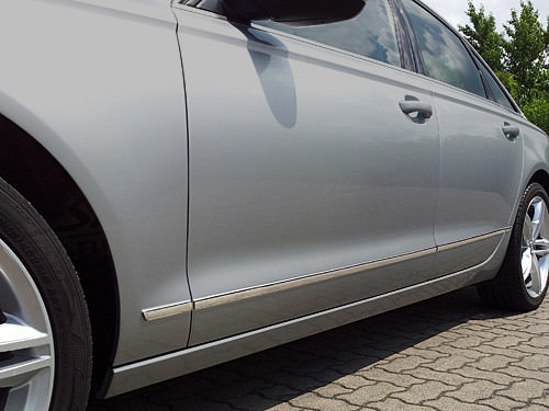 For Audi A6 C7 4G & Avant - 3M Chrome Trim Door Trim Side Strips 8 Pcs - Picture 2 of 8