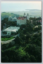 Continental Postcard Hearst San Simeon Hearst Castle Aerial View