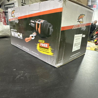 All Balls Racing 431-01027 6000 LB Expedition 4 Bolt Winch w Synthetic Rope
