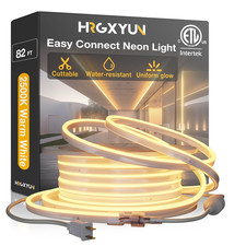 Hrgxyun 110V Led Neon Rope Light 82Ft Led Neon Strip Light Outdoor