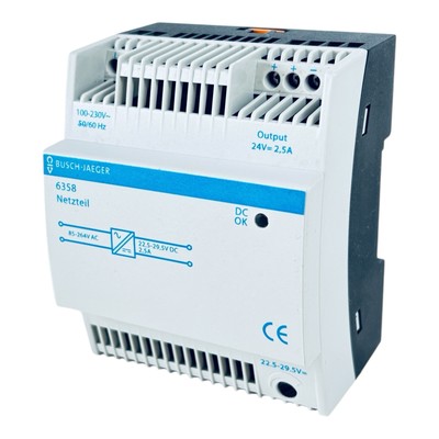 Busch-Jaeger 6358 Netzteil / 85-264V AC / 22,5-29,5V DC / 2,5A