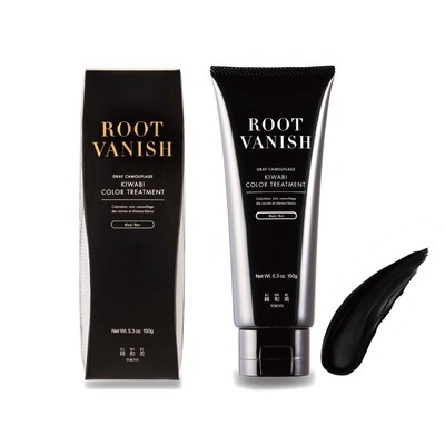 KIWABI Root Vanish Gray Hair Color Treatment Black Single Item
