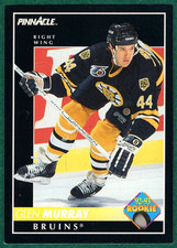 Glen Murray - 1992-93 Pinnacle #224 - Boston Bruins Rookie Hockey Card. rookie card picture