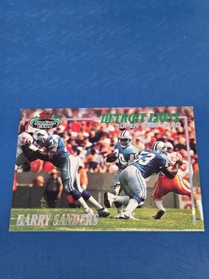 1993 Stadium Club DETROIT LIONS Super Team Barry Sanders FOOTBALL Card 8L