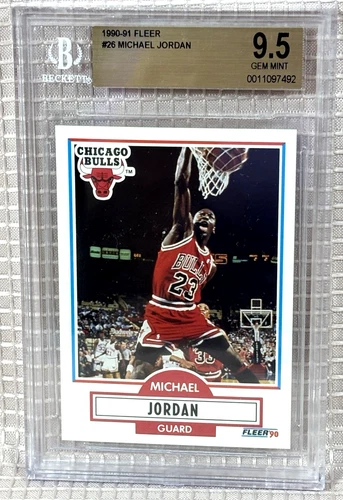 1990-91 Fleer #26 Michael Jordan BGS 9.5
