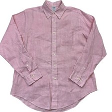 Brooks Brothers linen slim fit shirt Men's size L
