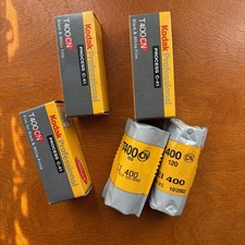 Five Rolls Of Kodak T 400 Cn 120 Type Film B W Film, Out Of Date