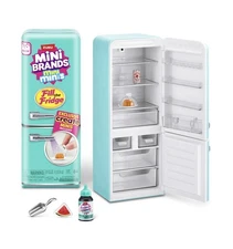 ZURU Mini Brands Mini Fridge Playset with Exclusive Minis – Fill the Fridge