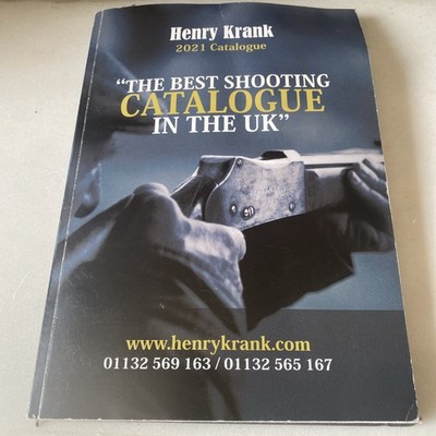 Henry Krank 2021 catalogue. The best shooting catalogue in the UK. Pls read desc