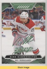 2019-20 Upper Deck MVP Green Script Nino Niederreiter #104 READ 08h9