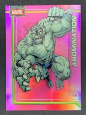 Abomination 2026 Topps Chrome Marvel Comics Pink Refractor Base /250 #1