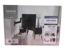 Image of SANUS SMF421-B2 Full Motion TV Wall Mount 26-65” Swivel Tilt Bracket NEW
