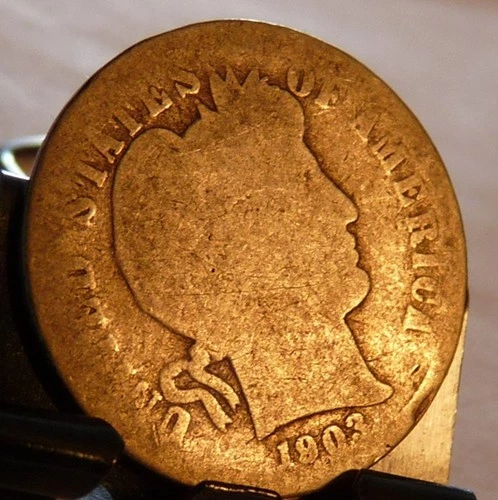 1903 O Barber Dime 90% Silver New Orleans Mint Scarce