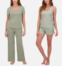 Live2Lounge Women’s 3-piece Pointelle Lounge Set Large