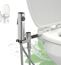 RV Bidet Sprayer Stainless Steel Side Mount Handheld Toilet Shower Hose Travel T