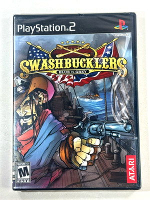 Swashbucklers: Blue vs. Grey (Sony PlayStation 2, 2007) PS2 Brand New Sealed