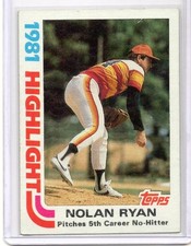 1982 Topps - 1981 Highlight Nolan Ryan #5