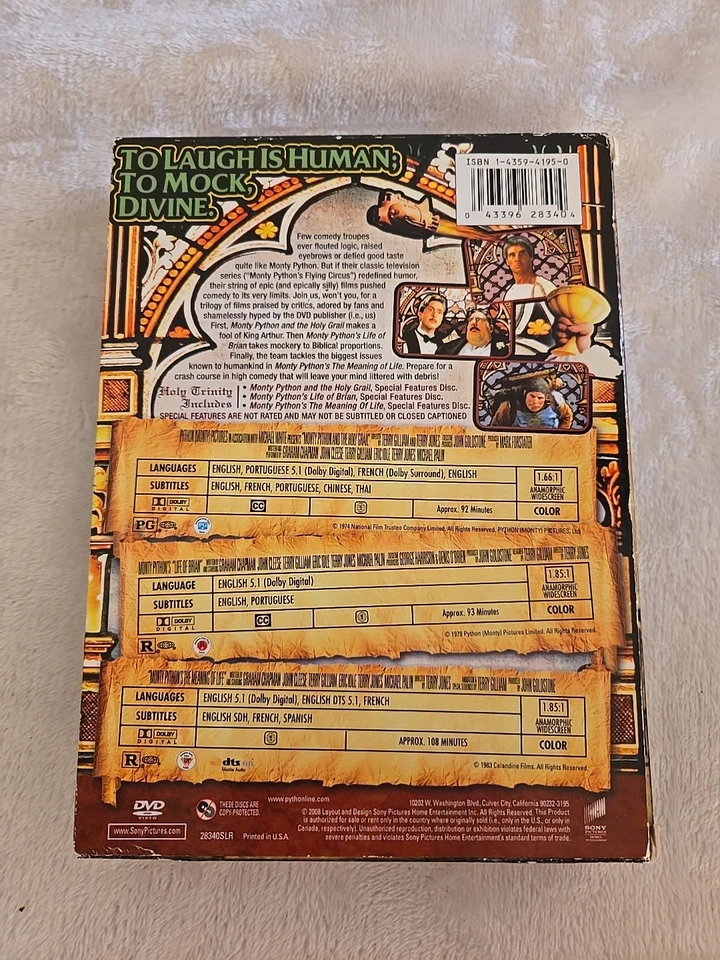 Monty Python's Holy Trinity Box Set with Slipcover - Image 2 of 4