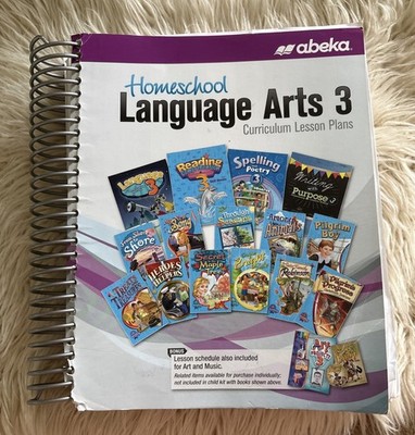 Abeka Language Arts 3 / 3rd Grade Curriculum Lesson Plans for Homeschool Book
