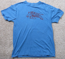 VTG Yeti Coolers Built For the Wild boar Hog Camping Razorbacks Blue T-Shirt M