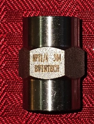 **3 PACK** BWINTECH NPT 1/4'' SS 304 COLLARED, FEMALE ENDS