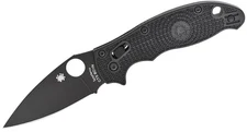 Spyderco Manix 2 Lightweight C101PBBK2 - Black FRCP - Black DLC BD1N