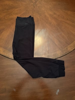 Nike Tights Women's SZ M Black Dri Fit Power Legend Fit Active Gym 833056-010