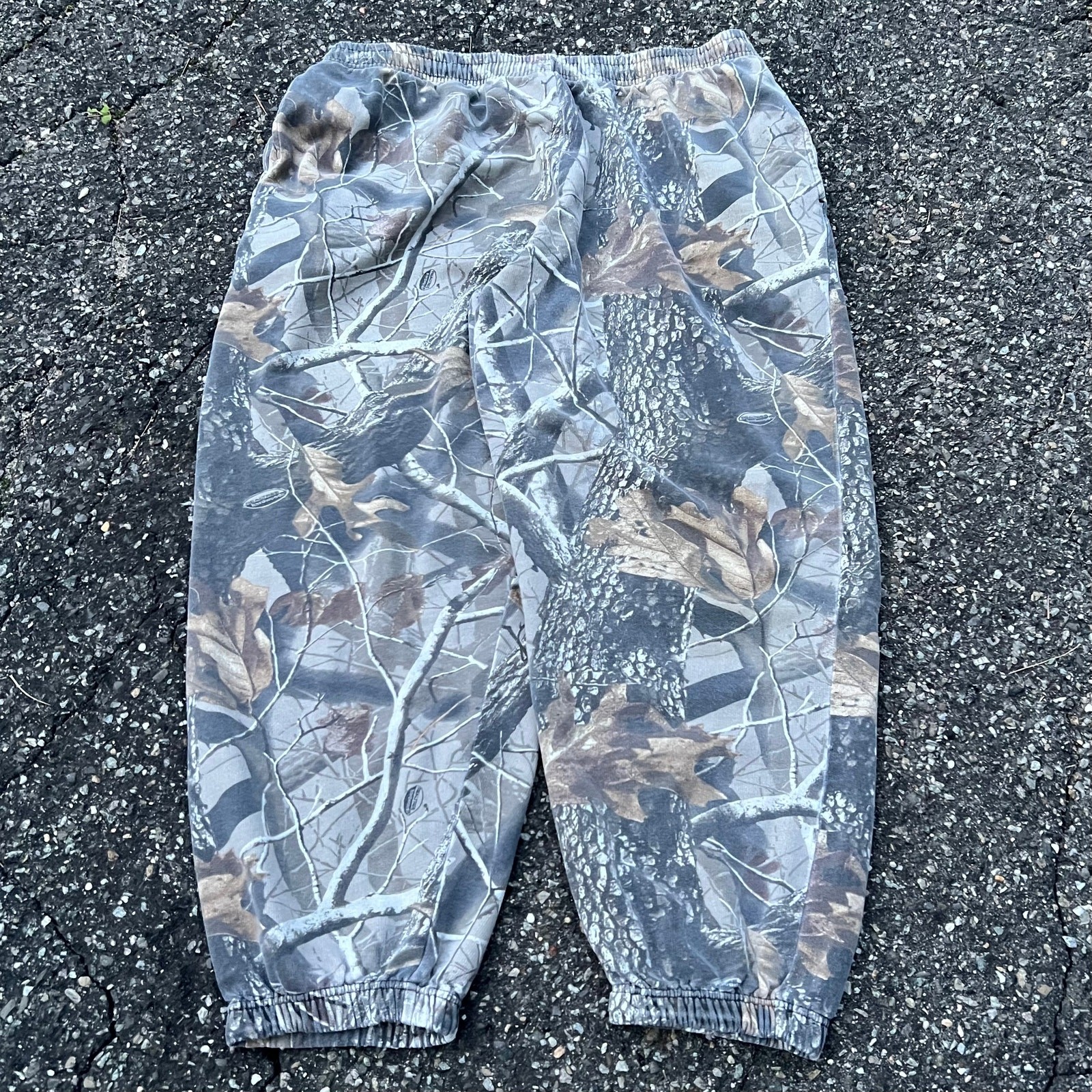 Vintage realtree camo essential blank cotton sweatpants