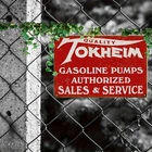 Old Tokheim Gas Pump Vintage Tin Metal Signs Home Décor 8x12