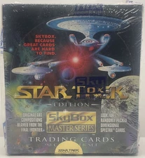 1993 SKYBOX STAR TREK MASTER SERIES 36 PACK TRADING CARDS IN FACTORY SEALED BOX
