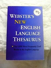 97 cent Thesarus Mass Market Paperbound Webster