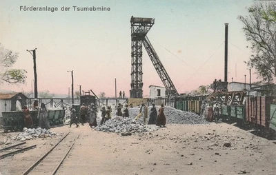 DSWA Schulze Karte Nr. 68 Förderanlage der Tsumebmine, ungelaufen - Bild 1 von 2