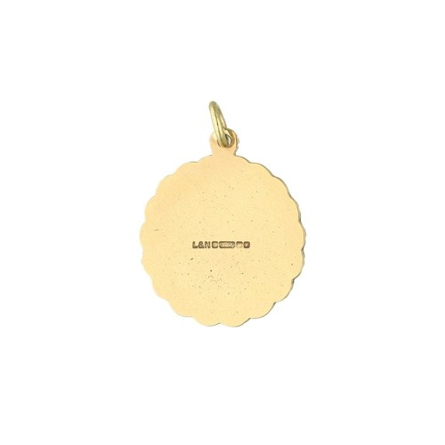 9ct Yellow Gold Round St. Christopher Pendant - 18x20x1mm - 2.5g - Picture 5 of 5