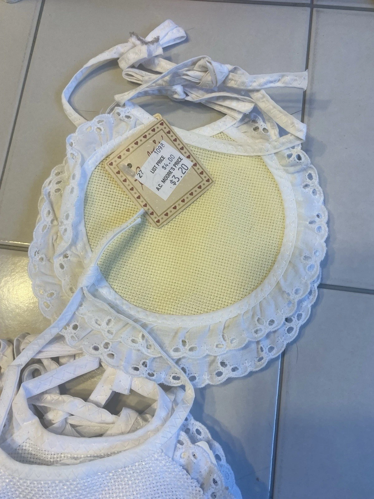 Baby Bibs For Cross Stitching Craft
Opens in a new window or tab