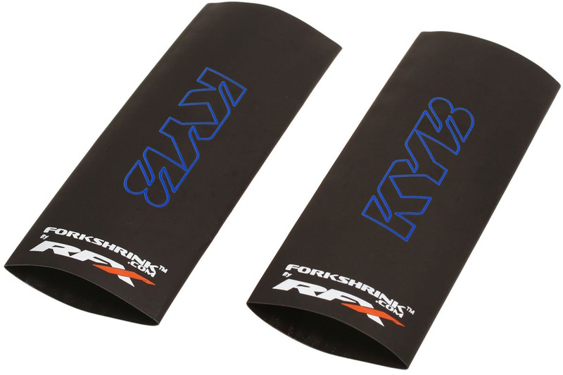 Protection fourche supérieure RFX KYB bleue contre les impacts de pierres