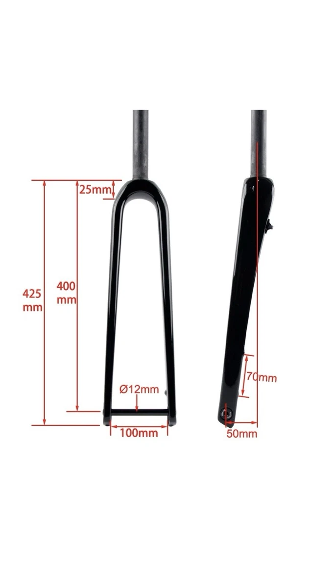 Carbon 1 1/8 in-Threadless Forks for Cyclocross Bike for sale | eBay
