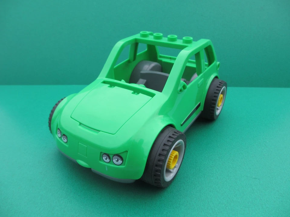 Lego Duplo Toolo Rennwagen Auto grün Sportwagen (041225M) - Bild 2 von 3