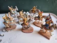 Cherished Teddies Collection Carousel set of 7