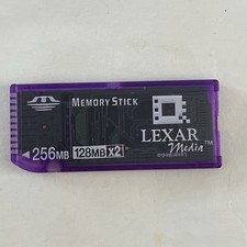 Lexar Media 256MB Memory Stick Select 128 MB X 2