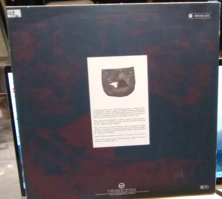 ROCK LP, DAVID SYLVIAN,  LET THE HAPPINESS IN, IMPORT, VG+, SPIN CLEANED - Image 3 of 3