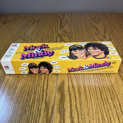 Milton Bradley Mork & Mindy Card Game Ages  8-Adult in Original Box VG++