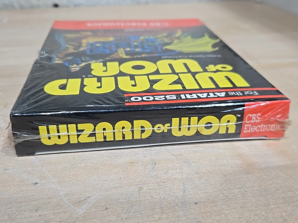 Vintage CBS Video Game Wizard of Wor Atari 5200 Sealed New (Damaged Box) CIB - Image 4 of 4