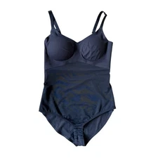 HONEYLOVE black one piece shapewear adjustable strap bodysuit size XL