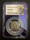 1930 Standing Liberty Quarter 25C NGC Genuine 90% Silver Coin TAT Label