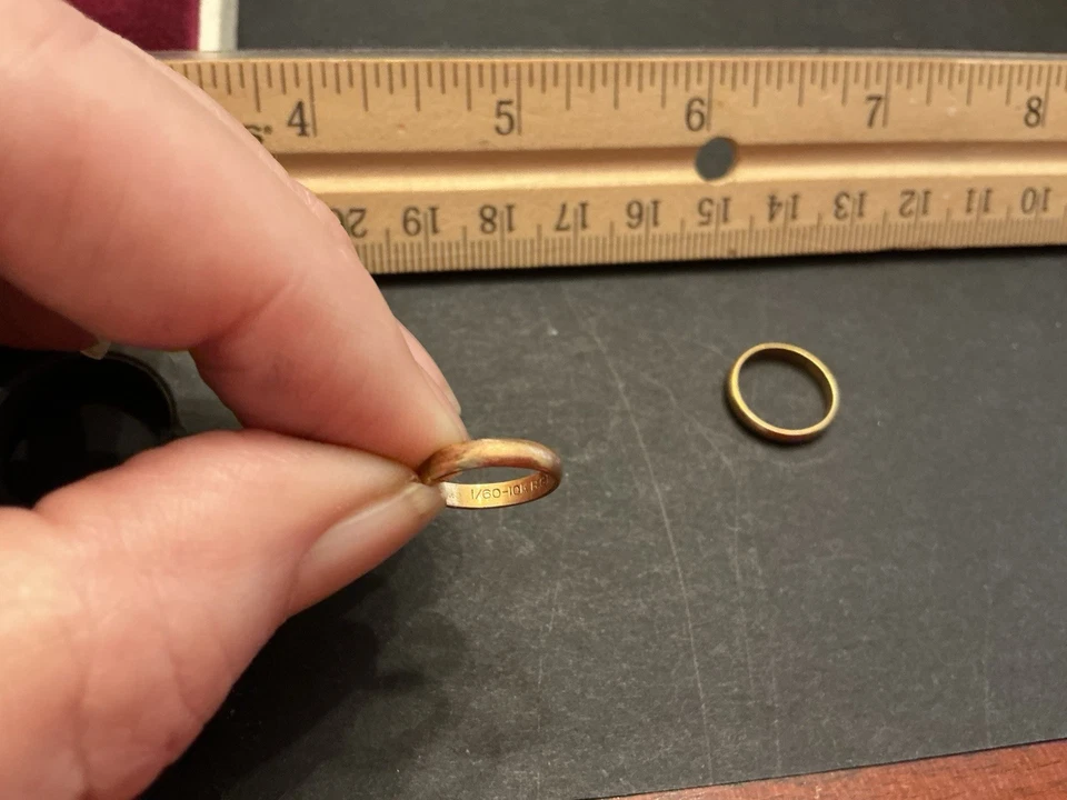 Lote de dos anillos Baby’s vintage años 60’s 10k GF y 14k GF Foto 4 de 4