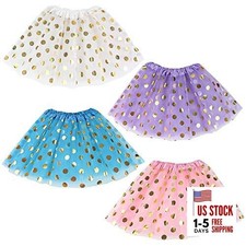 Tutu for Toddler Girls, 4PCS Toddler Tutu Dress Up Clothes Tulle Skirt for