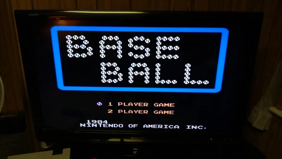 Baseball Nintendo NES Authentic Tested Working - Image 2 of 2